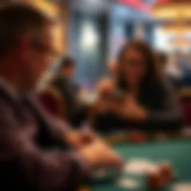 Enjoying mobile poker in a casual setting