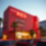 Exterior view of the New Red Hotel showcasing modern architecture