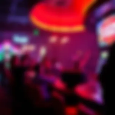 Vibrant Nightlife Entertainment Vibrant nightlife entertainment scene at the casino