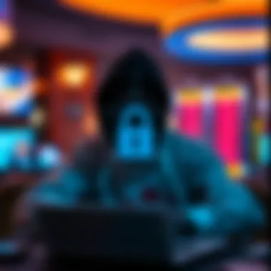 Security in Online Banking for Casino Transactions A graphic showing the security features of online banking