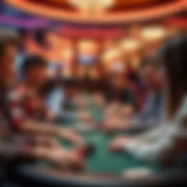 A visual representation of the demographics of poker app users across different age groups