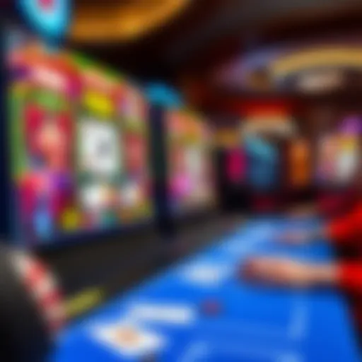 A captivating poker game interface showcasing vibrant graphics and user interaction