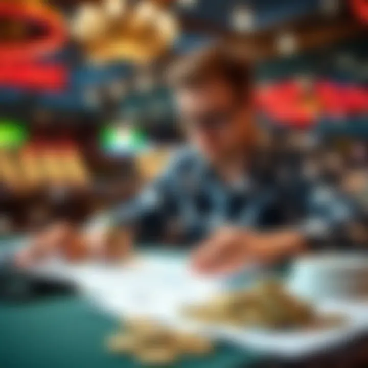 Understanding Your Credit for Fast Financial Options An individual reviewing a credit report with a calculator on the table