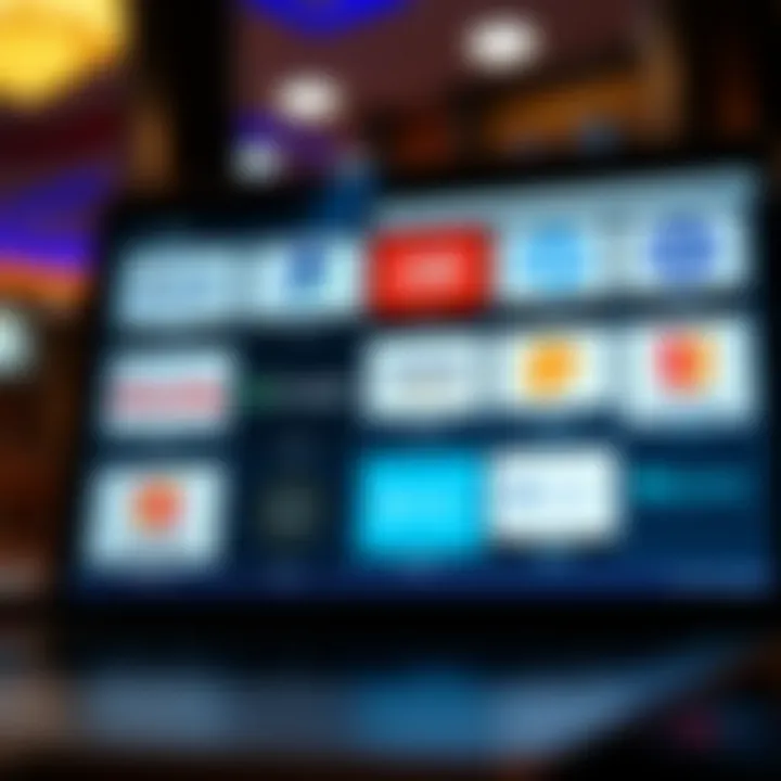 Exploring Online Freelance Platforms for Quick Income A close-up of a laptop screen displaying various online freelance platforms