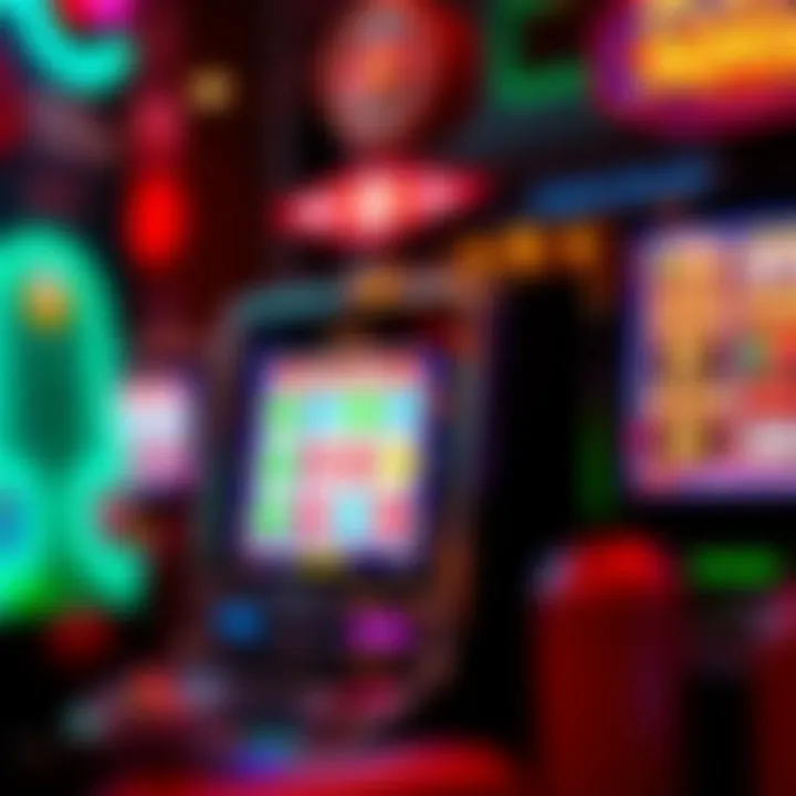 An animated graphic illustrating the payout mechanics of modern slot machines