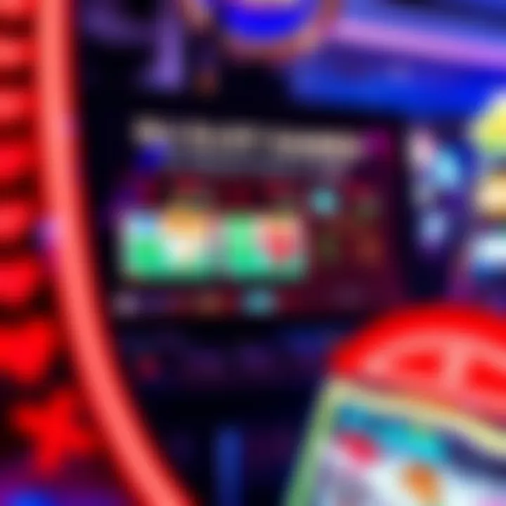 A strategic overview of slot game strategies displayed on a digital screen