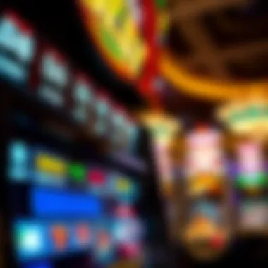 Scoreboard Highlights Close-up of a slot machine displaying tournament scores
