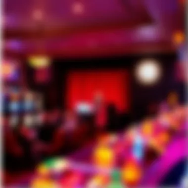 Live entertainment event at a casino showcasing vibrant performances.