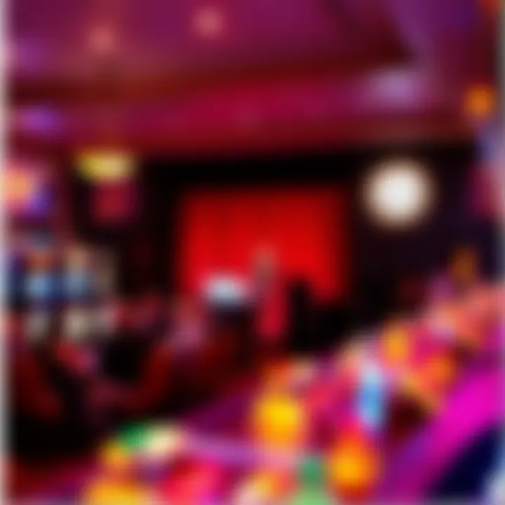 Live entertainment event at a casino showcasing vibrant performances.