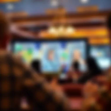 Connecting Through Games An illustration highlighting social interactions within a Facebook game, emphasizing connection and collaboration.