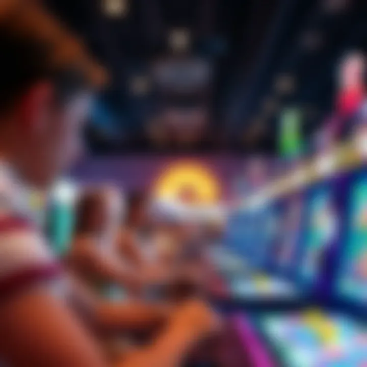 Dynamic Gameplay Experience A vibrant scene from a popular Facebook game showcasing dynamic gameplay and interaction.