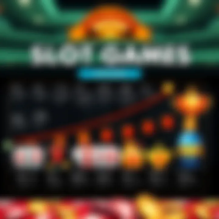 An infographic depicting the evolution of slot games