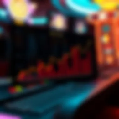 Graph illustrating trends in digital gambling participation