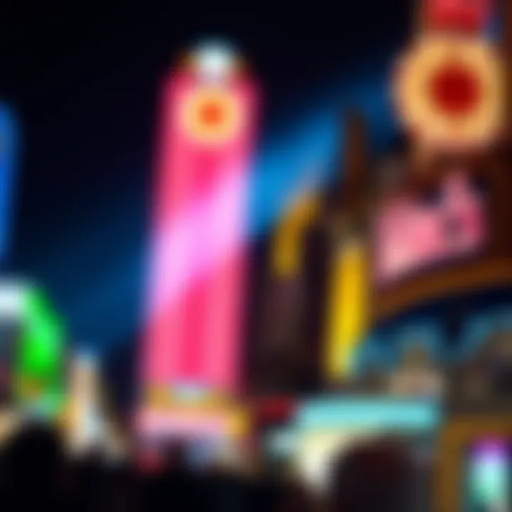 Colorful displays of light and sound on Fremont