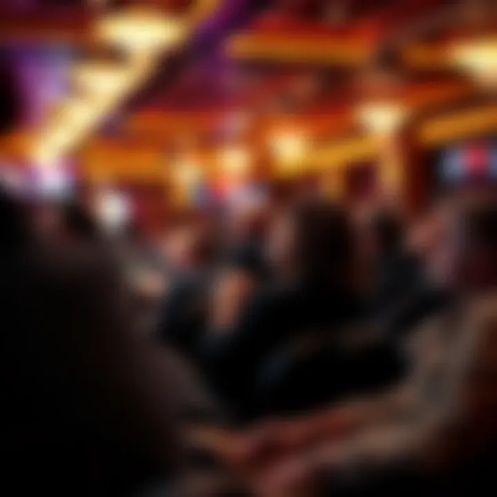 Wide audience captivated by a televised poker event