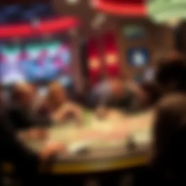 Visual Storytelling in Poker Broadcasting Creative visuals during a poker tournament broadcast
