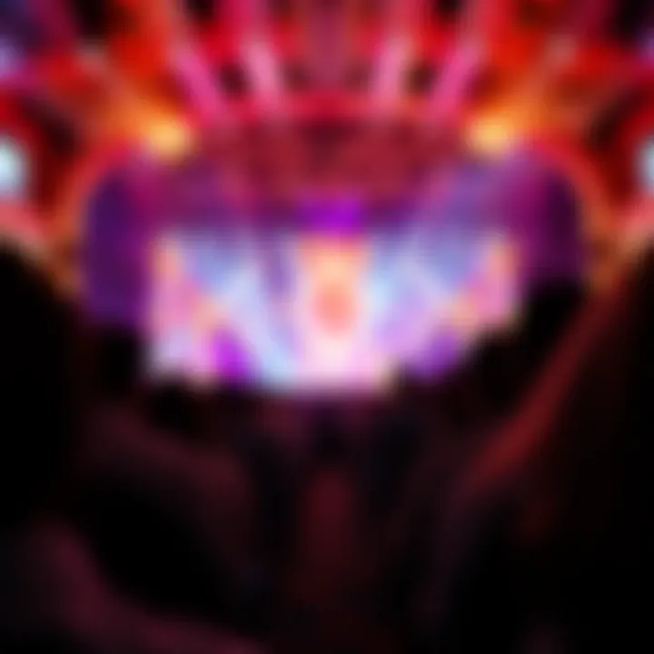 Audience captivated by a dazzling performance on stage