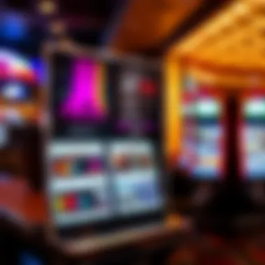 A ticket counter displaying various show options