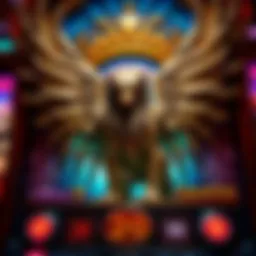 Intricate design of the Griffin slot machine showcasing its mythical theme
