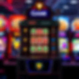 A vibrant slot machine showcasing innovative design elements