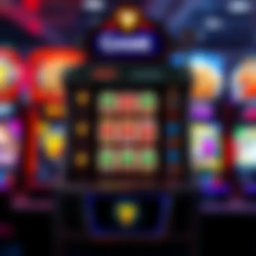 A vibrant slot machine showcasing innovative design elements