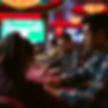 Players engaged in an online poker game