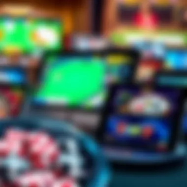 Diverse Platforms for Accessing Poker Games Different platforms for downloading poker games displayed on devices