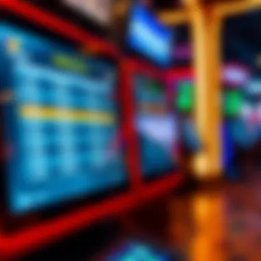 Cutting-Edge Technology in Horse Betting A digital interface displaying live betting options on a screen