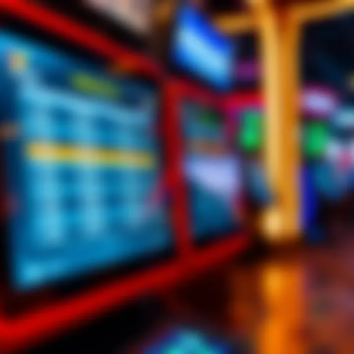 Cutting-Edge Technology in Horse Betting A digital interface displaying live betting options on a screen