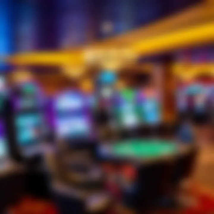 Variety of gaming options available at the poker room