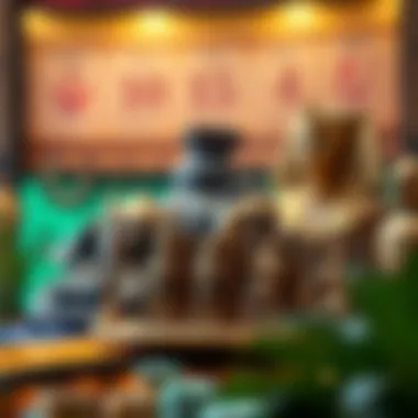 An enchanting depiction of Egyptian symbols and artifacts