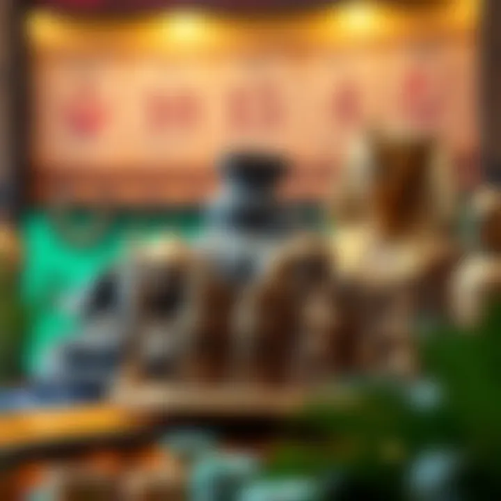 An enchanting depiction of Egyptian symbols and artifacts