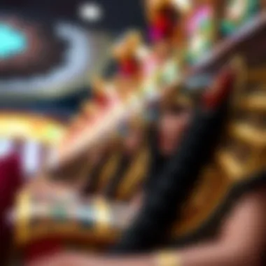 A detailed view of the game's unique features and bonuses