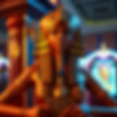 An illustration of ancient Egyptian mythology elements