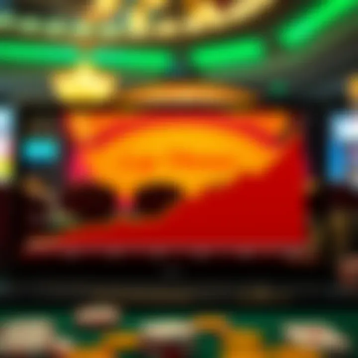 A graph illustrating trends in online gambling engagement