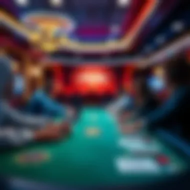 A side-by-side comparison of online and traditional poker settings