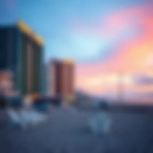 Scenic Atlantic City Beachfront Tranquil beachfront view in Atlantic City