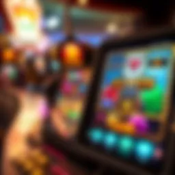 A detailed overview of a winning slots app interface displaying vibrant graphics.