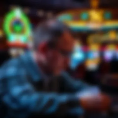 An intriguing visual of psychological strategies employed by players.
