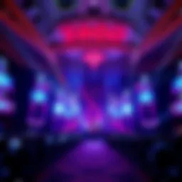 Stunning view of Zedd's performance stage at Resorts World