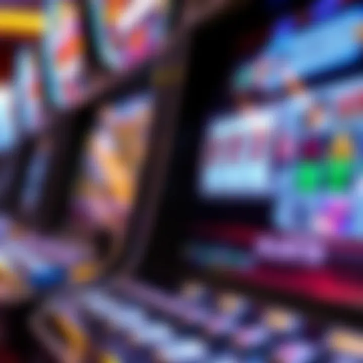 Close-up of a popular slot machine at Foxwoods