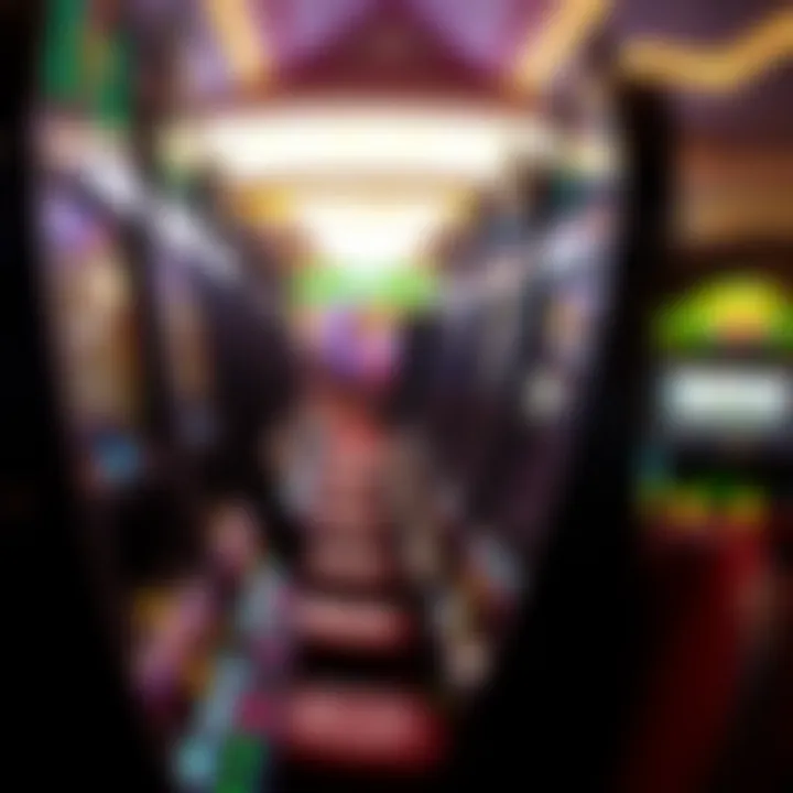 Exciting gameplay action on a high-payout slot machine