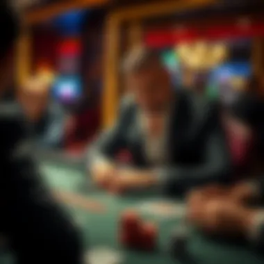 Calculated Decisions at the Poker Table A player making calculated decisions at a poker table
