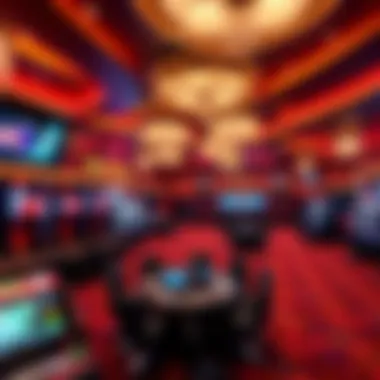Rendering of entertainment facilities inside the casino