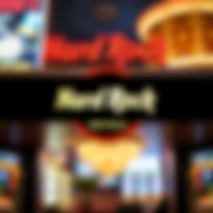 Hard Rock Hotels logo featuring iconic guitar design