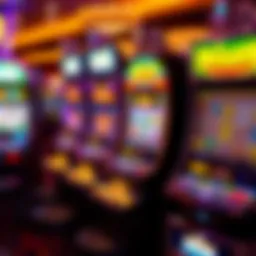 Vibrant slot machine showcasing unique game themes