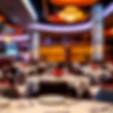 Gourmet Dining Experience at Horseshoe Baltimore Casino Dining area within the casino offering a luxurious dining experience