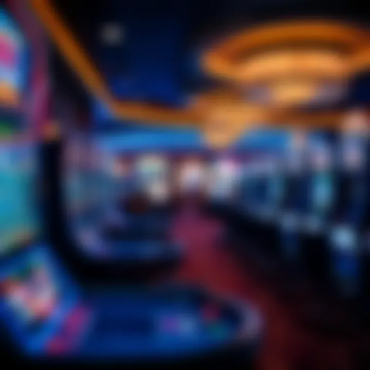 Diverse Gaming Options at Horseshoe Baltimore Casino Inside the casino featuring various gaming tables and slot machines