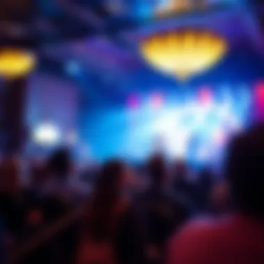 Engaged Audience at a Horseshoe Casino Show Audience enjoying a spectacular show at the venue