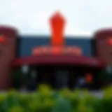 Horseshoe Casino exterior showcasing the vibrant atmosphere